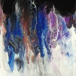 Acrylic Pour Canvas Art 11/13/2018 WF