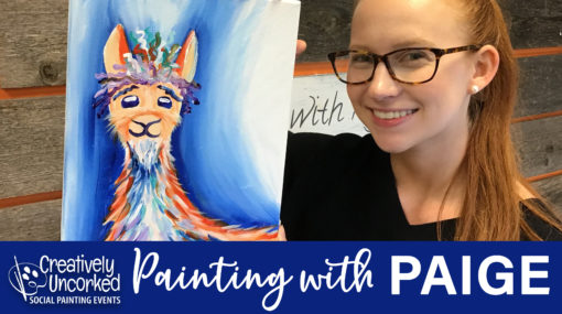 BobLlama Ross On Demand Painting Workshop by Creatively Uncorked https://creativelyuncorked.com/