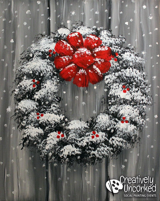 Christmas Wreath | Creatively Uncorked