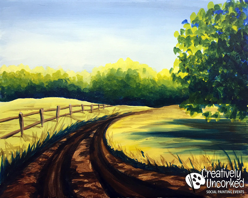 Country Road @ Creatively Uncorked https://creativelyuncorked.com/