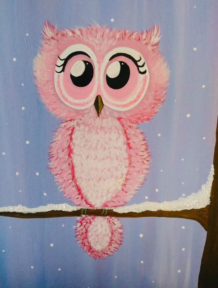 Cute Owl at Creatively Uncorked https://creativelyuncorked.com/