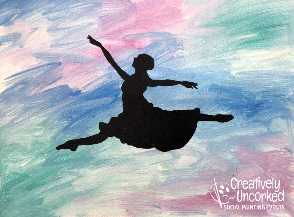 Dancer Jumping at Creatively Uncorked https://creativelyuncorked.com/