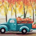 Fall Truck at Creatively Uncorked https://creativelyuncorked.com