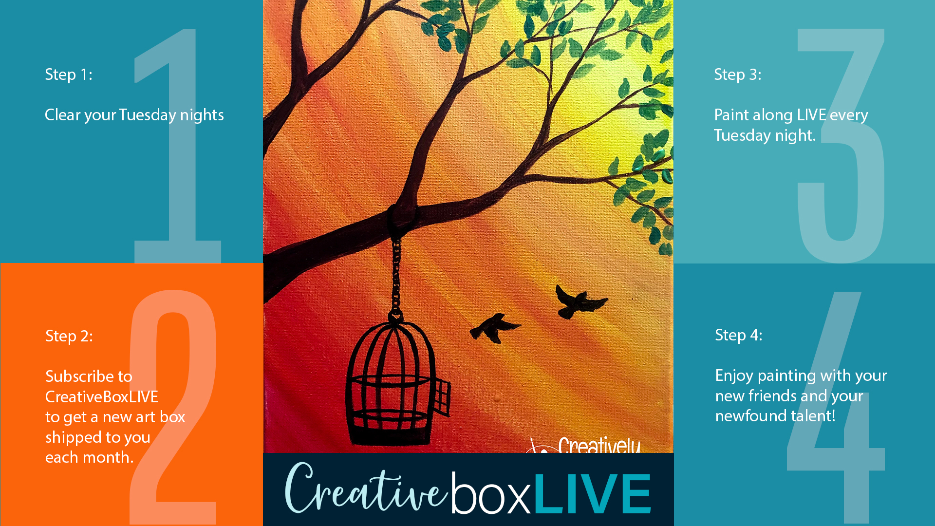 Free Birds CBL with CreativeBoxLIVE from Creatively Uncorked http://creativelyuncorked.com/