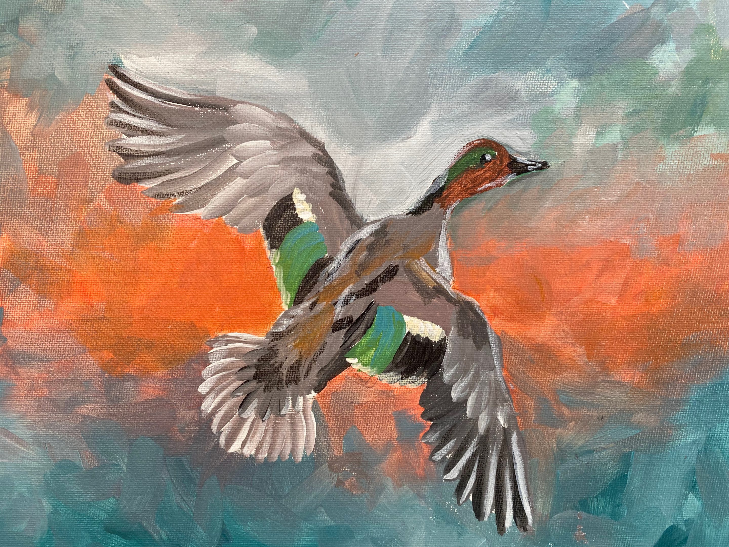 Green Winged Teal from Creatively Uncorked http://creativelyuncorked.com/