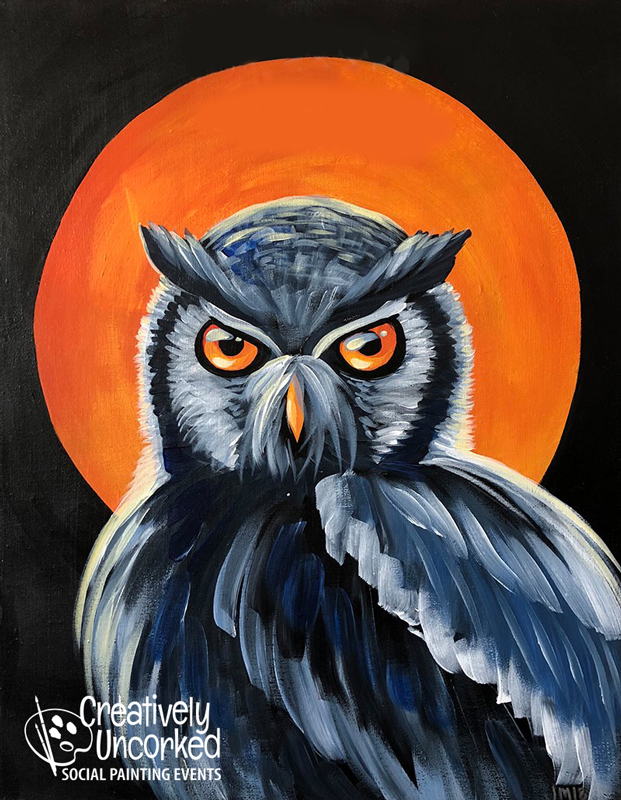Harvest Owl at Creatively Uncorked https://creativelyuncorked.com/