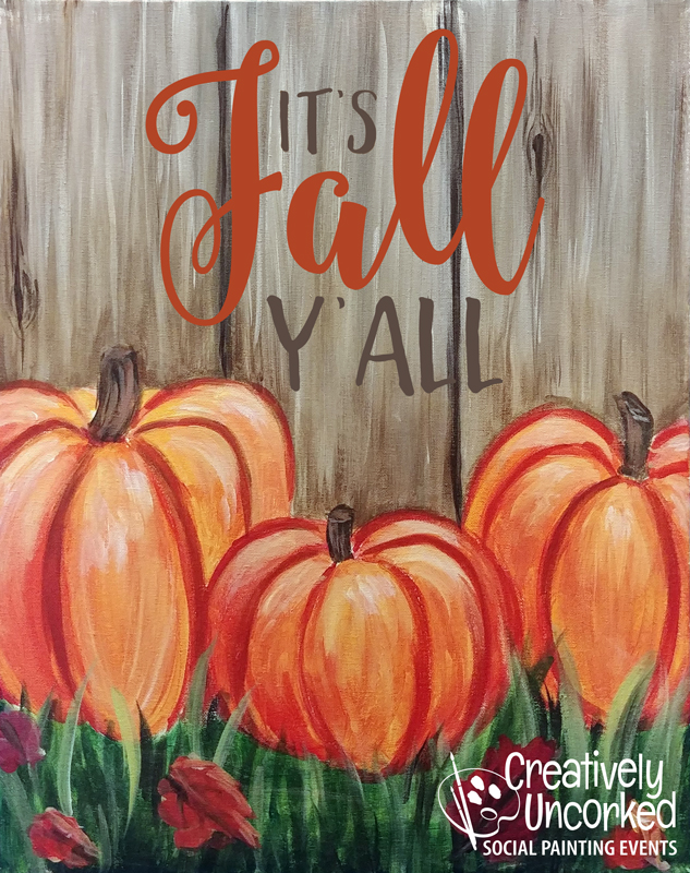 It's Fall Y'all at Creatively Uncorked https://creativelyuncorked.com