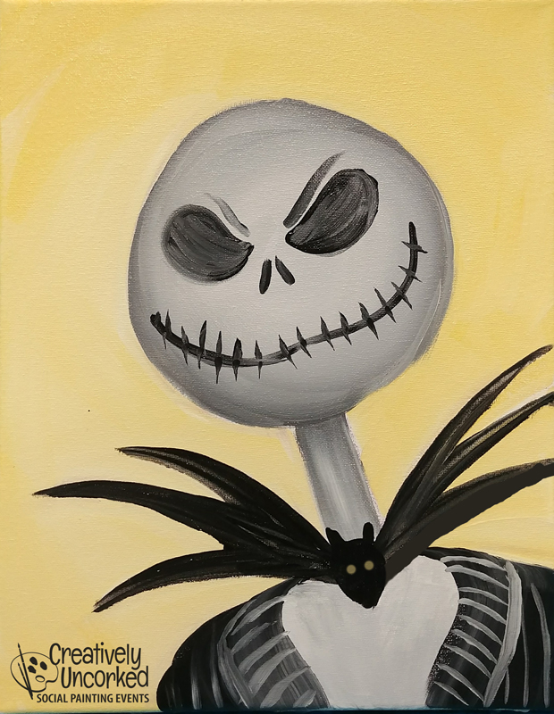Nightmare Jack Skellington at Creatively Uncorked https://creativelyuncorked.com/