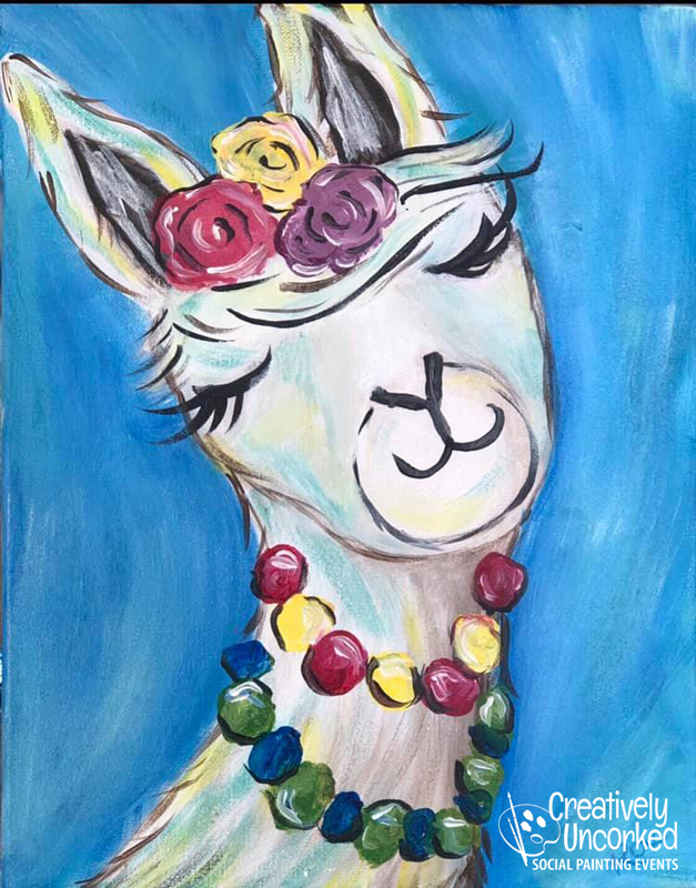 Lovely Llama at Creatively Uncorked https://creativelyuncorked.com/