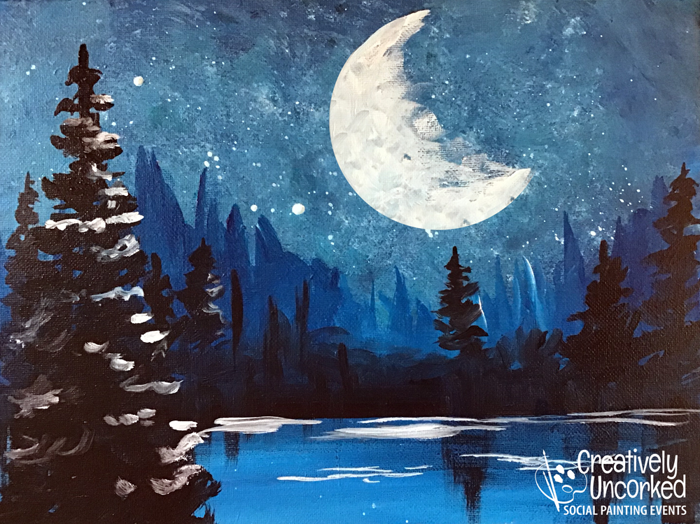 Summer Moon at Creatively Uncorked https://creativelyuncorked.com/