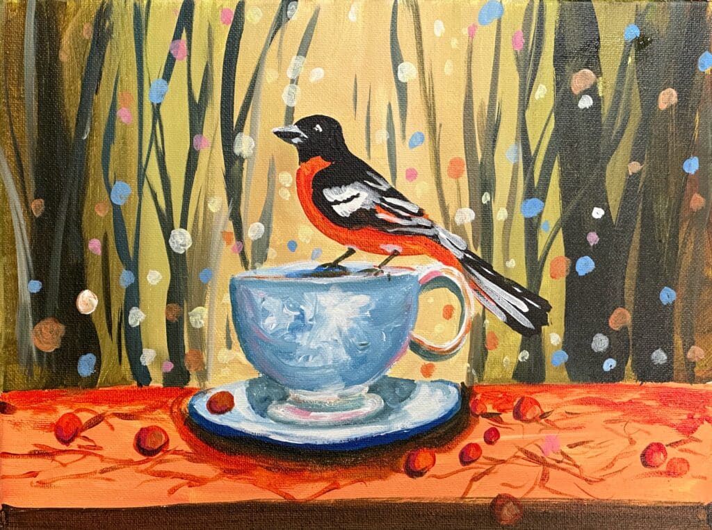 Oriole Tea by Creatively Uncorked - http://creativelyuncorked.com/