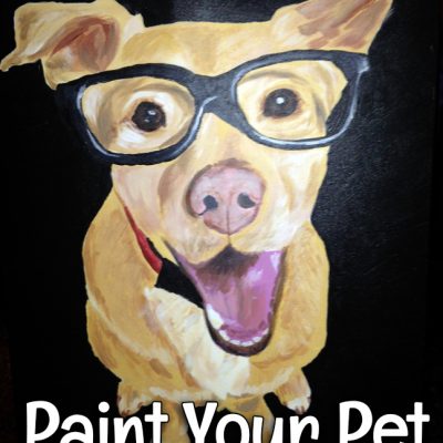 Paint Your Pet at Creatively Uncorked https://creativelyuncorked.com/