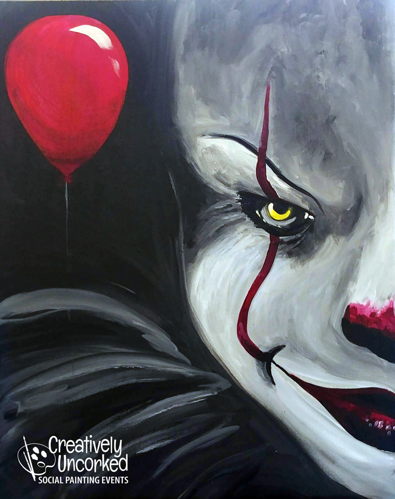 Pennywise at Creatively Uncorked https://creativelyuncorked.com