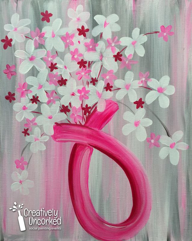 Pink Ribbon Bouquet