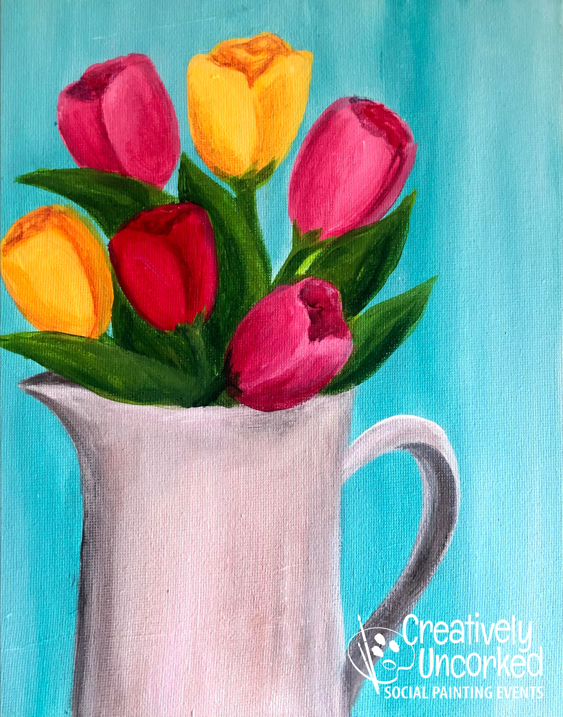 Pitcher of Flowers by Creatively Uncorked http://creativelyuncorked.com/