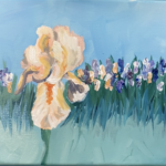 Summer Irises from Creatively Uncorked https://creativelyuncorked.com/