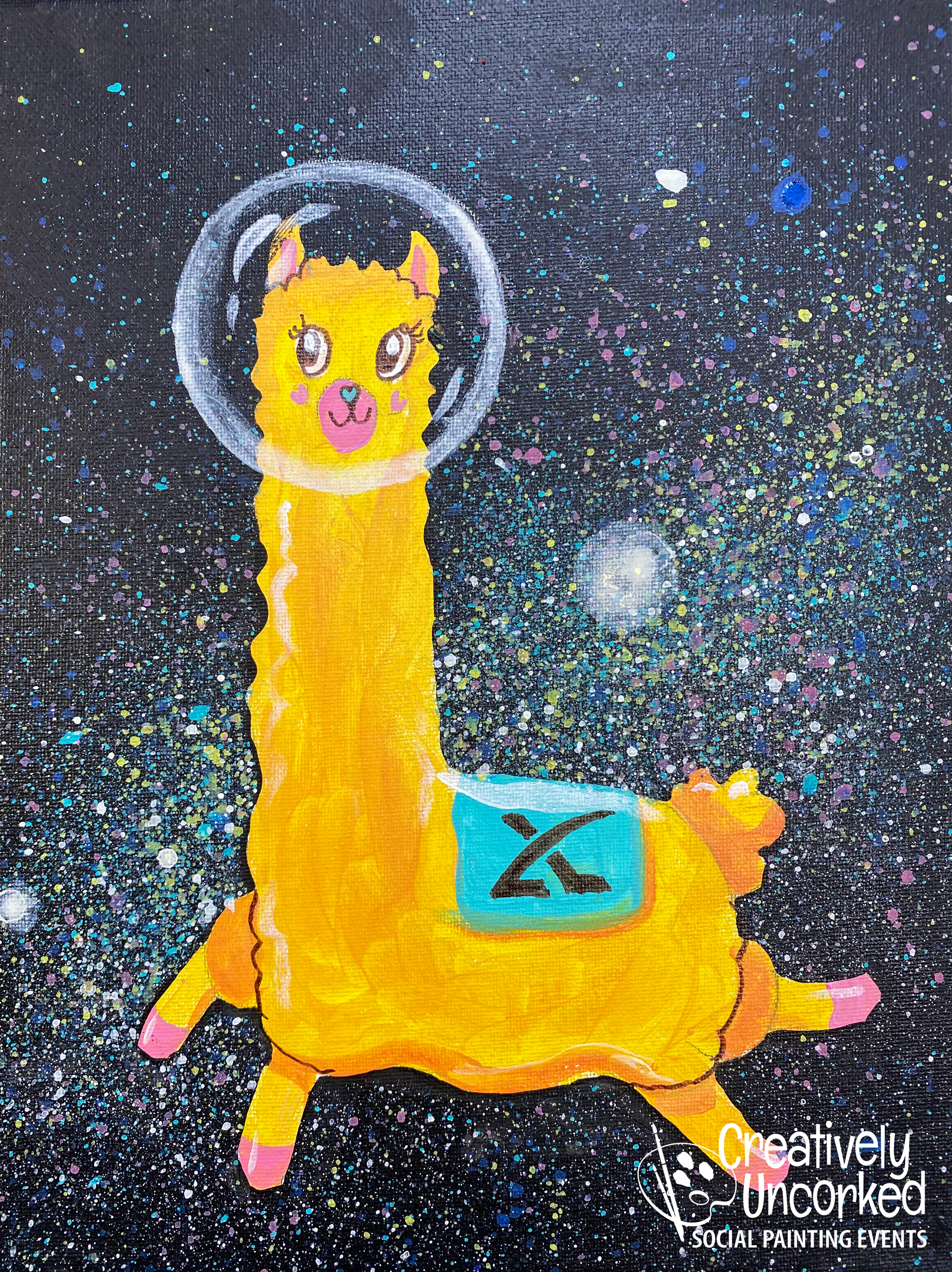 Space Llama from Creatively Uncorked http://creativelyuncorked.com/