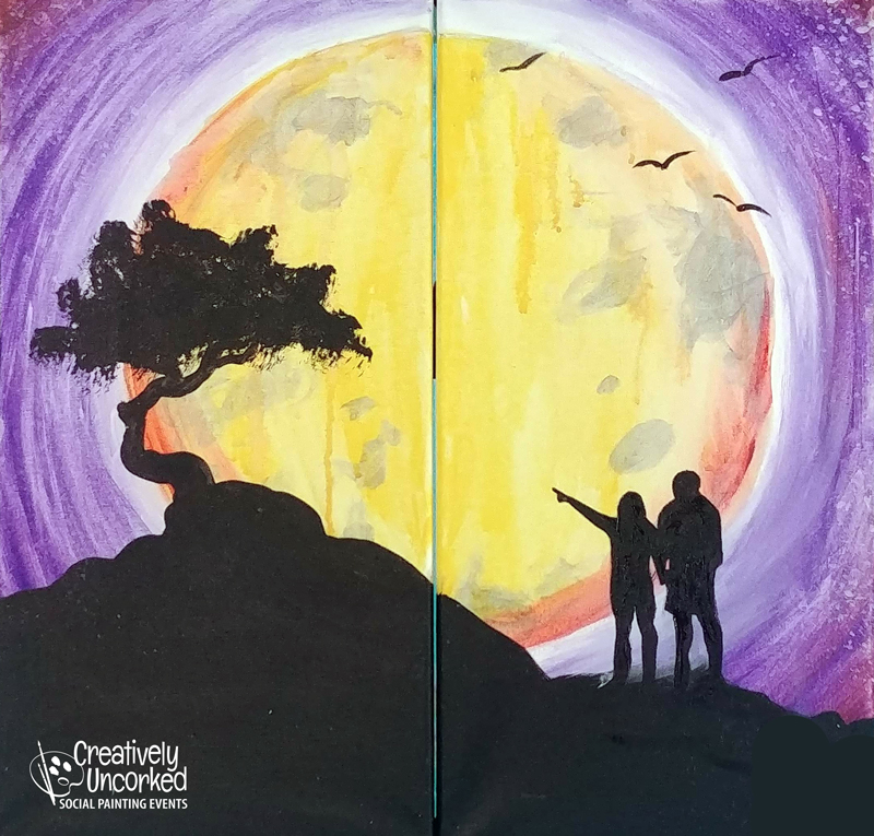 Under The Moon at Creatively Uncorked https://creativelyuncorked.com/