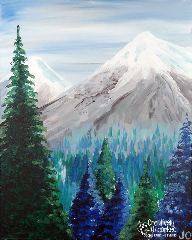 White Mountain at Creatively Uncorked https://creativelyuncorked.com/