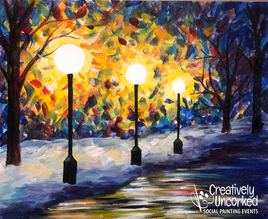 Winter's Glow at Creatively Uncorked https://creativelyuncorked.com