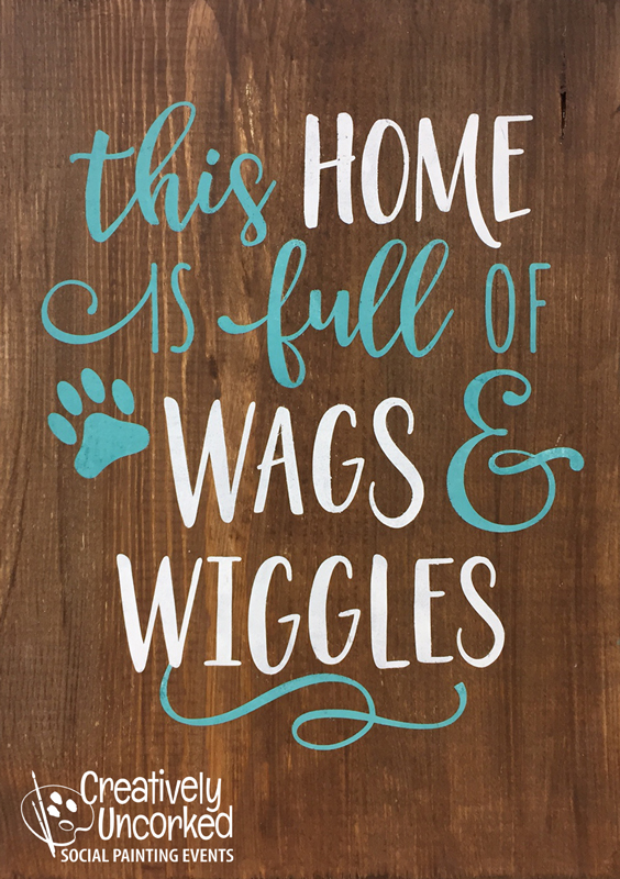 This Home is Full of Wags & Wiggles at Creatively Uncorked https://creativelyuncorked.com/