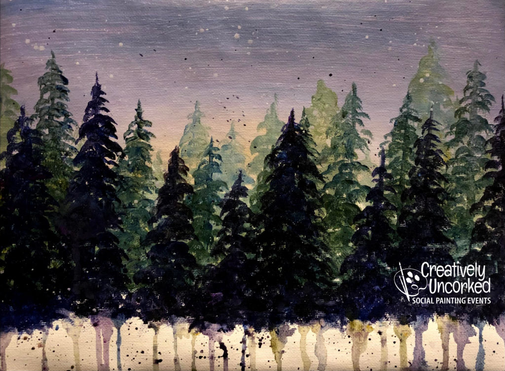 Fading Forest by Creatively Uncorked http://creativelyuncorked.com/